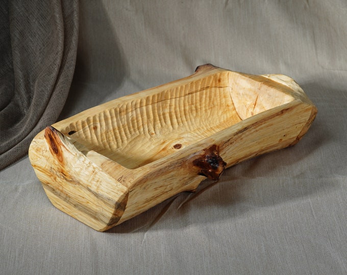 GONDOLA - birch wood bowl by Sava Draganov