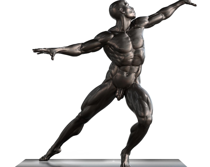 IN MOTION IV - limited edition bronze sculpture by Tsvetan Nikolov
