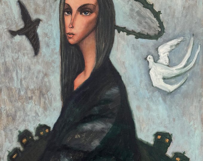 VENUS - original acrylic painting by Nikola Gulev