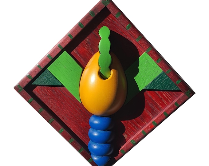 NEW LIFE - original wood wall sculpture by George Troyanov