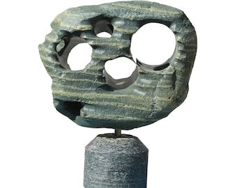 COMET HALE-BOPP - original stone sculpture by Ognyan Chitakov