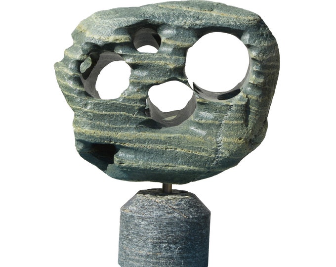 COMET HALE-BOPP - original stone sculpture by Ognyan Chitakov