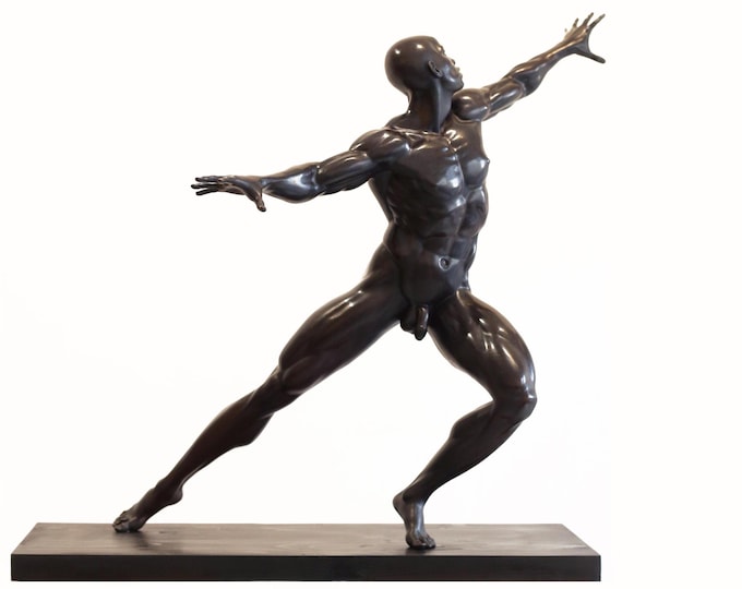 IN MOTION IV - bronze sculpture by Tsvetan Nikolov