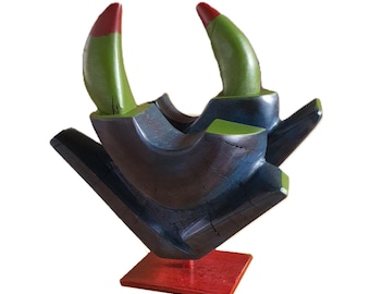 JOY - original wood sculpture by George Troyanov