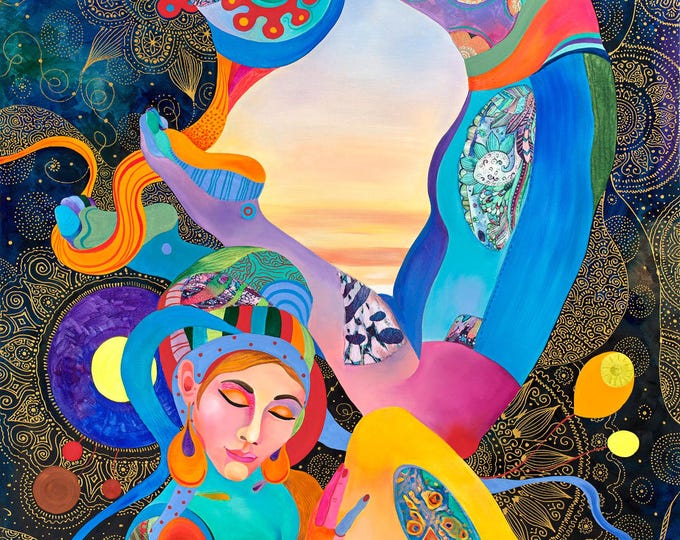 DAYDREAM - original oil painting by Silvia Pavlova