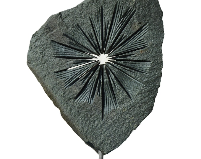 EMERGENT STAR - original stone sculpture by Ognyan Chitakov