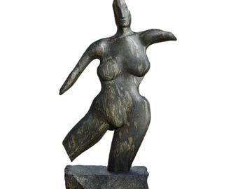 EARTH GODDESS - original stone sculpture by Ognyan Chitakov