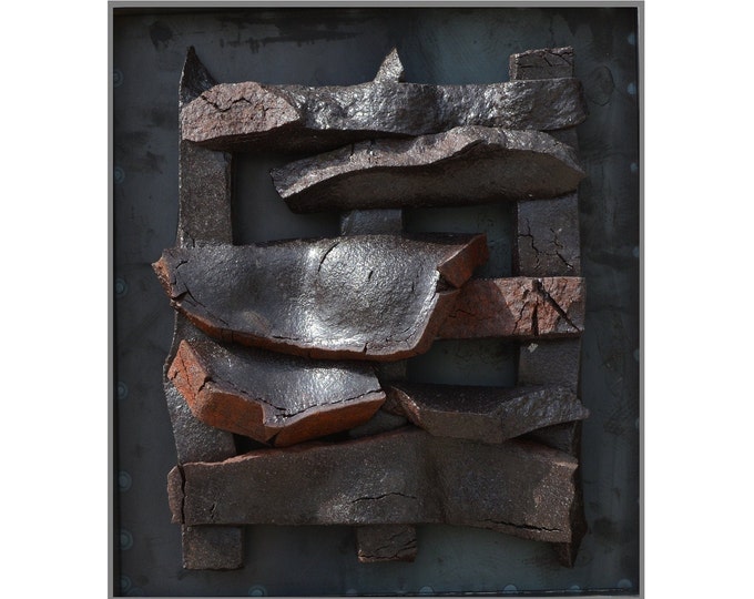 香气 (INCENSE SCENT) - original stone wall sculpture by Ognyan Chitakov