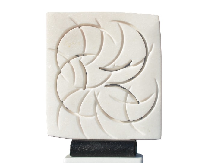 SWEET-SWIRLS - original marble sculpture by Ognyan Chitakov