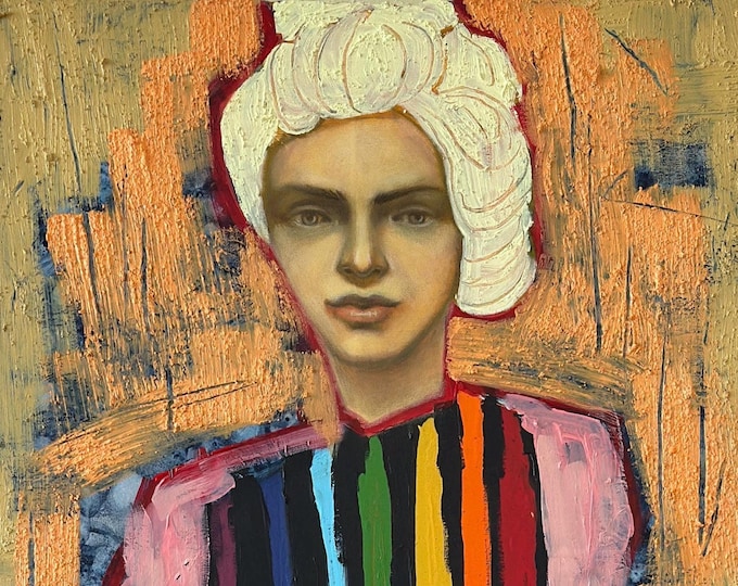 VENUS DE MILO - original acrylic painting by Nikola Gulev
