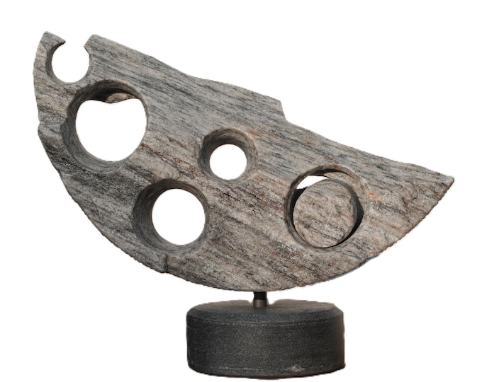 BOAT - original stone sculpture by Ognyan Chitakov