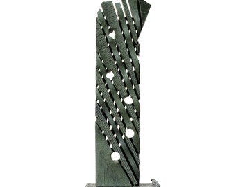 EMERALD RHYTHM - original stone sculpture by Ognyan Chitakov