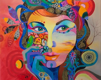 SOUL Of THE EARTH - original oil painting by Silvia Pavlova