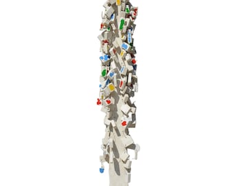 THE WISH TREE 2 - original stone sculpture by Ognyan Chitakov