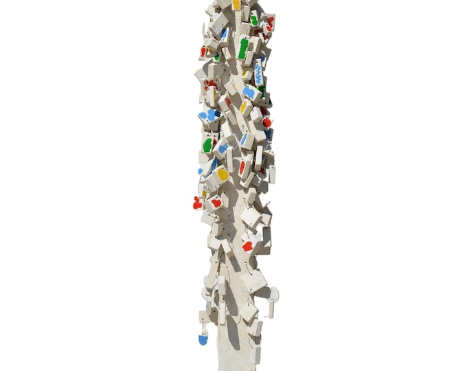 THE WISH TREE 2 - original stone sculpture by Ognyan Chitakov