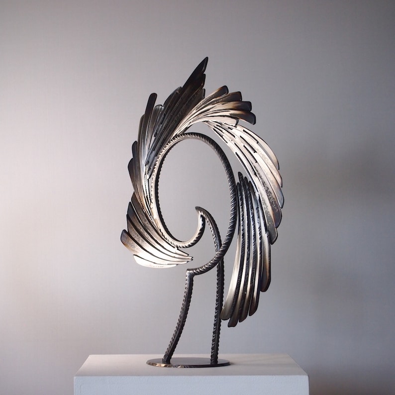 SWIRLING Original Steel Sculpture by Stevlin Yovchev Etsy