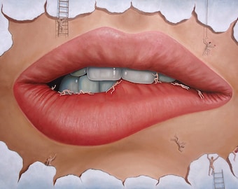 MESMERISM - original oil painting by Grigor Velev