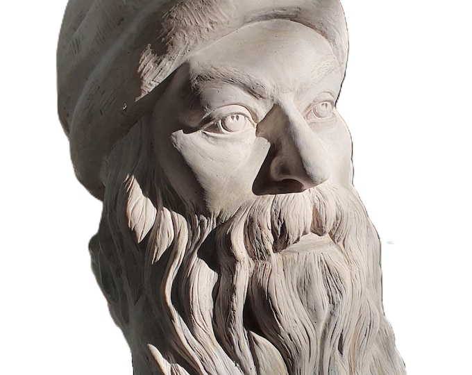 OSHO - original wood sculpture by George Troyanov