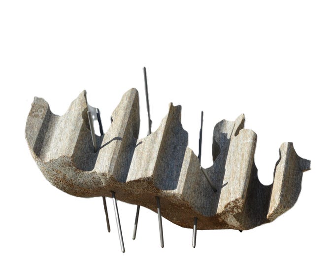 REVIVAL - original stone sculpture by Ognyan Chitakov