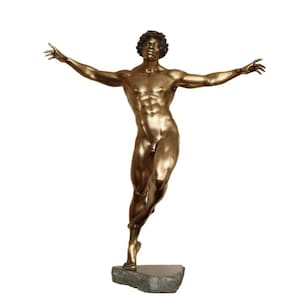 IN MOTION I - bronze sculpture by Tsvetan Nikolov