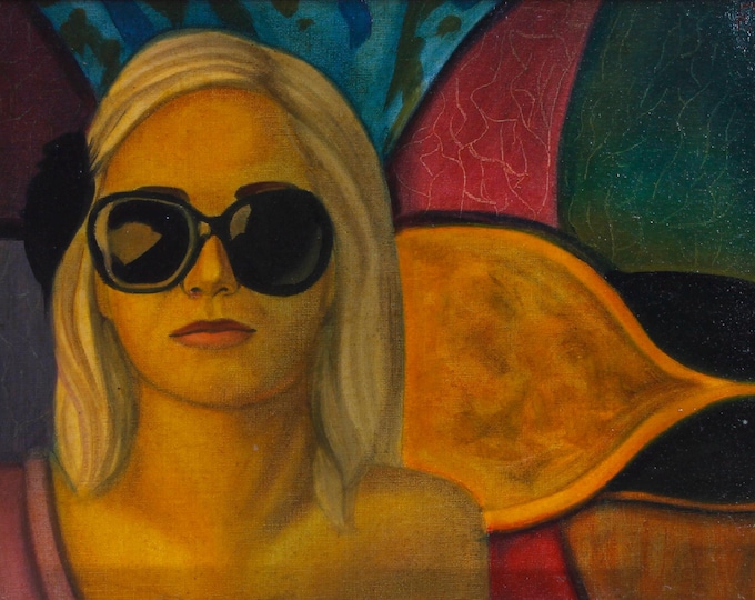 WARM SOULFULNESS - original acrylic painting by Nikola Gulev