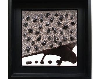 AFTER THE RAIN - original porcelain wall sculpture by Rossitza Trendafilova