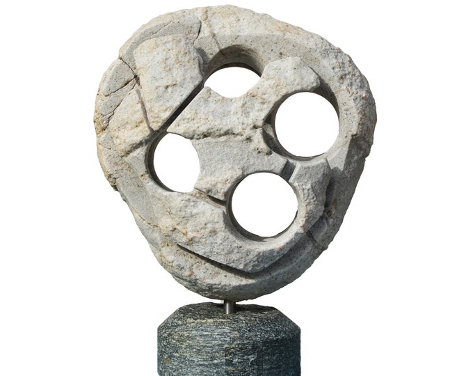 INTERTWINED - original stone sculpture by Ognyan Chitakov