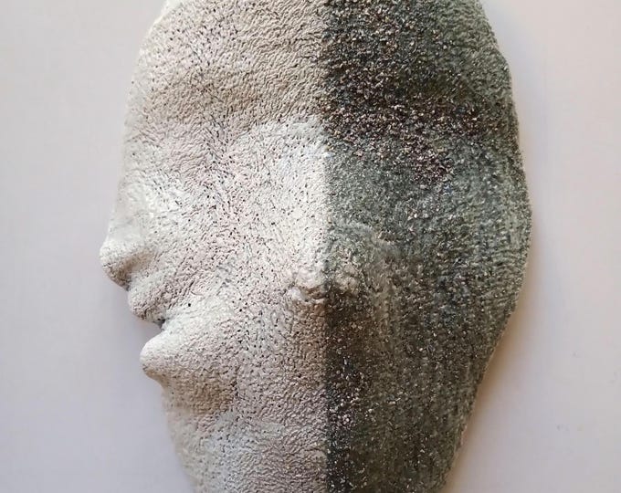 GUISE - original porcelain wall sculpture by Rossitza Trendafilova