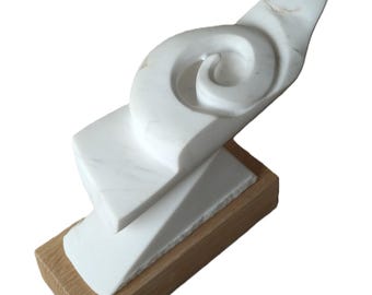 SPROUT - original marble sculpture by Rasho Mitev