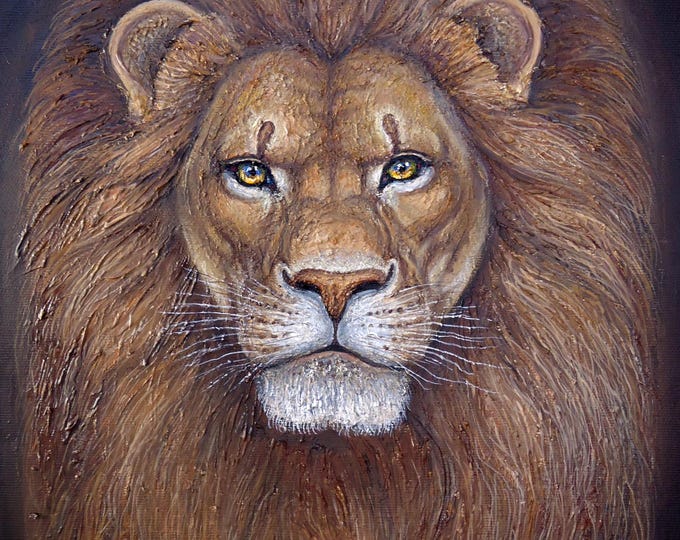 SILENT ROAR - original oil painting by Grigor Velev