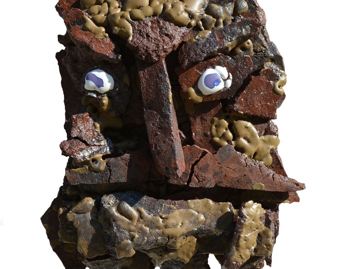 BOMBUR - original stone wall sculpture by Ognyan Chitakov