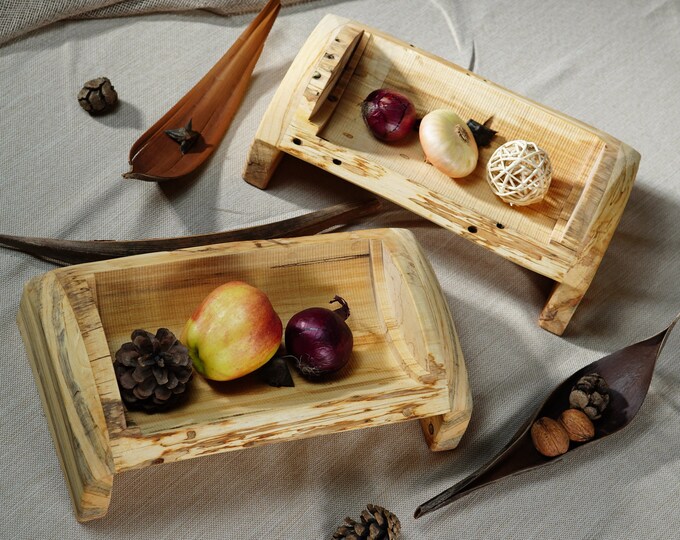 BEDS - two birch wood bowls by Sava Draganov