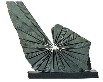 HELIX OF LIGHT - original stone sculpture by Ognyan Chitakov