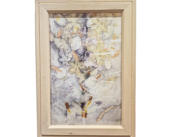 FROM THE EARTH 8 - original silk wall art by Irina Goleva