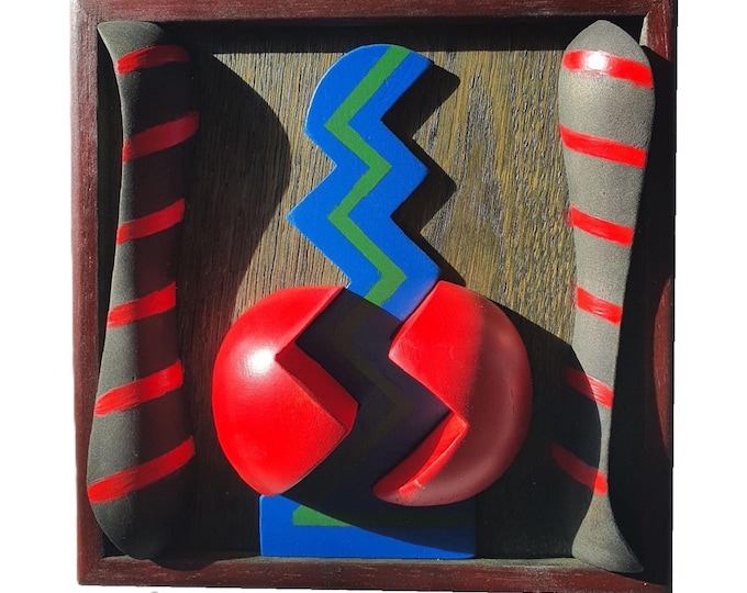 POPPY - original wood wall sculpture by George Troyanov