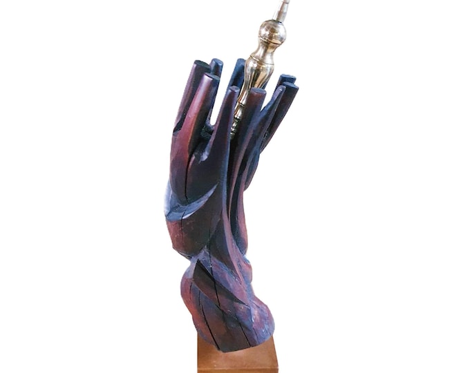 ASPIRATION - original wood and bronze sculpture by George Troyanov