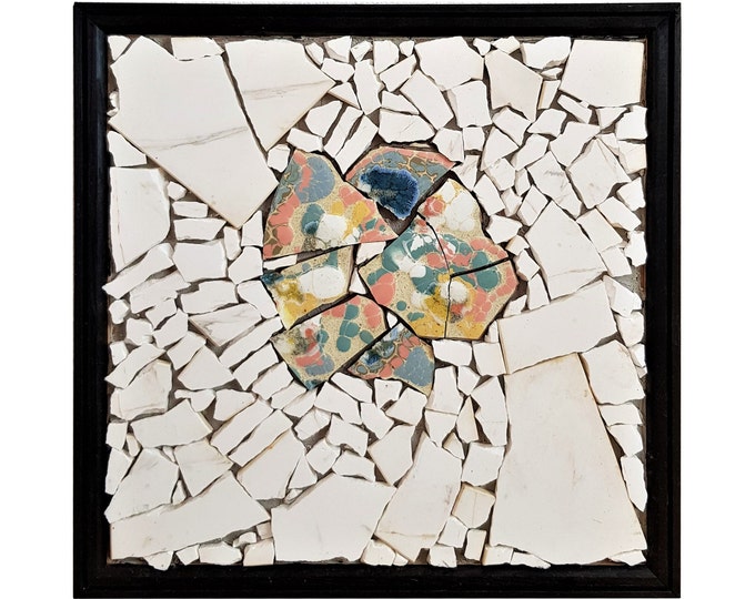 FRAGMENT – S04 - mosaic wall sculpture by Ognyan Hristov