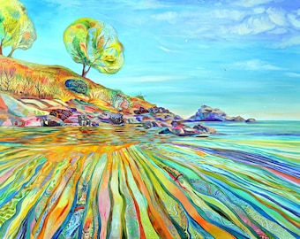 TALES OF SAND - original oil painting by Silvia Pavlova