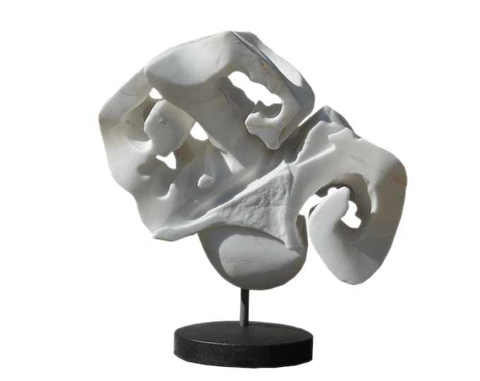 STELLAR BIRTH - original marble sculpture by Ognyan Chitakov