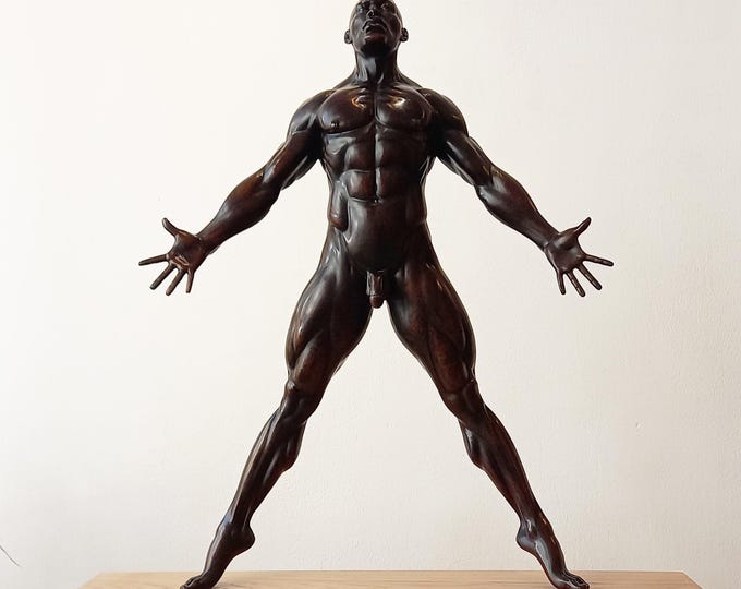 IN MOTION III - bronze sculpture by Tsvetan Nikolov