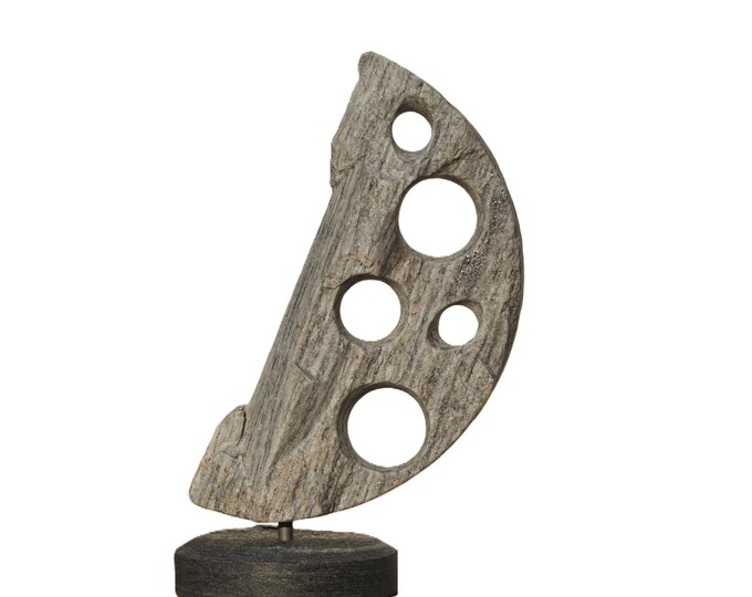 SAILBOAT - original stone sculpture by Ognyan Chitakov
