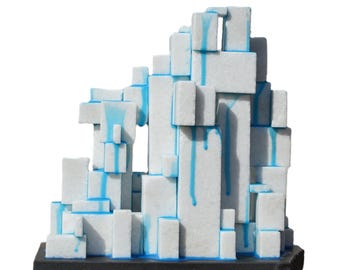 NOBLE DECONSTRUCTIVISM - original marble sculpture by Ognyan Chitakov