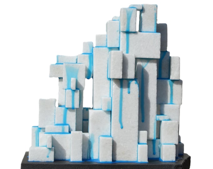 NOBLE DECONSTRUCTIVISM - original marble sculpture by Ognyan Chitakov