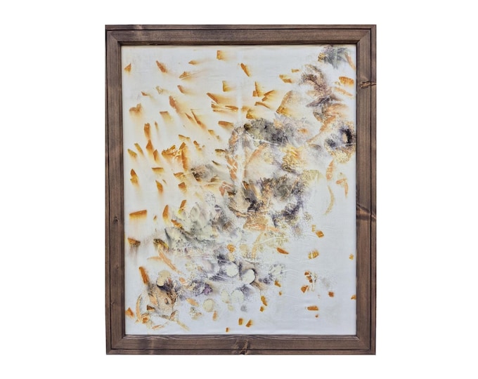 FROM THE EARTH 2 - original silk wall art by Irina Goleva