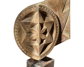STAR OF BETHLEHEM - original wood sculpture by George Troyanov