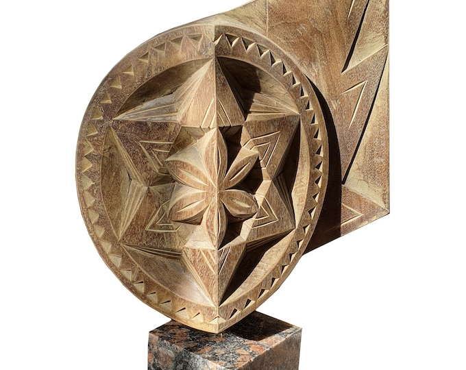 STAR OF BETHLEHEM - original wood sculpture by George Troyanov