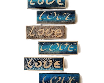 LOVE SERIES - original sculptural wall installation by Rossitza Trendafilova