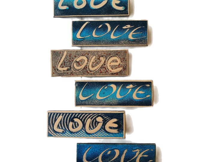LOVE SERIES - original sculptural wall installation by Rossitza Trendafilova