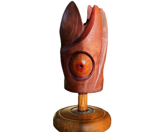 NEW LIFE - original wood sculpture by George Troyanov