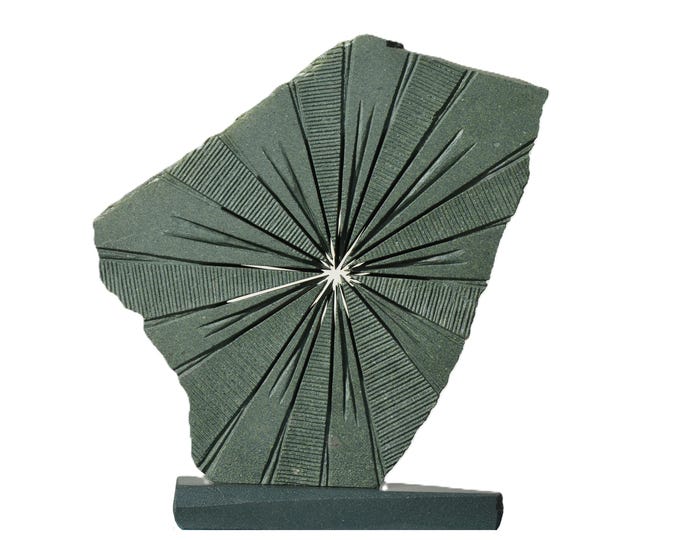 RADIANT STARBURST - original stone sculpture by Ognyan Chitakov